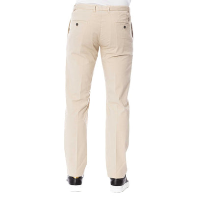  - Beige Cotton Men's Pants