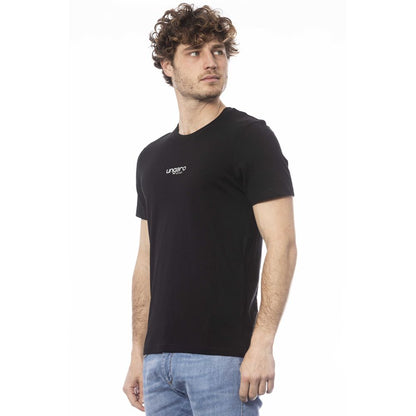  - Black Cotton Men T-Shirt