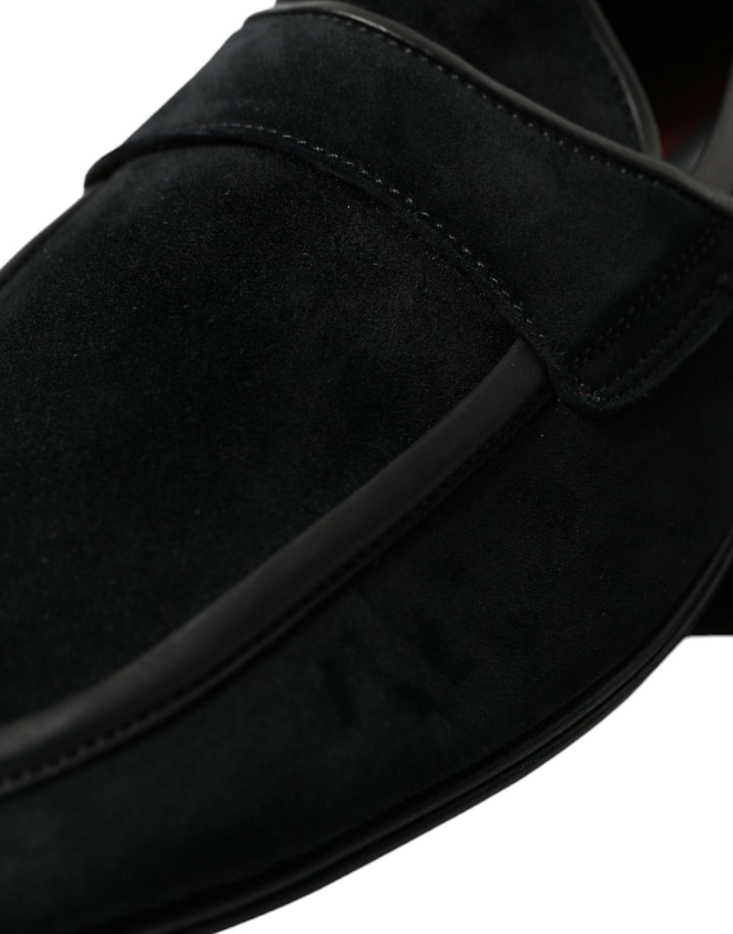  - Elegant Velvet Black Loafers for Men