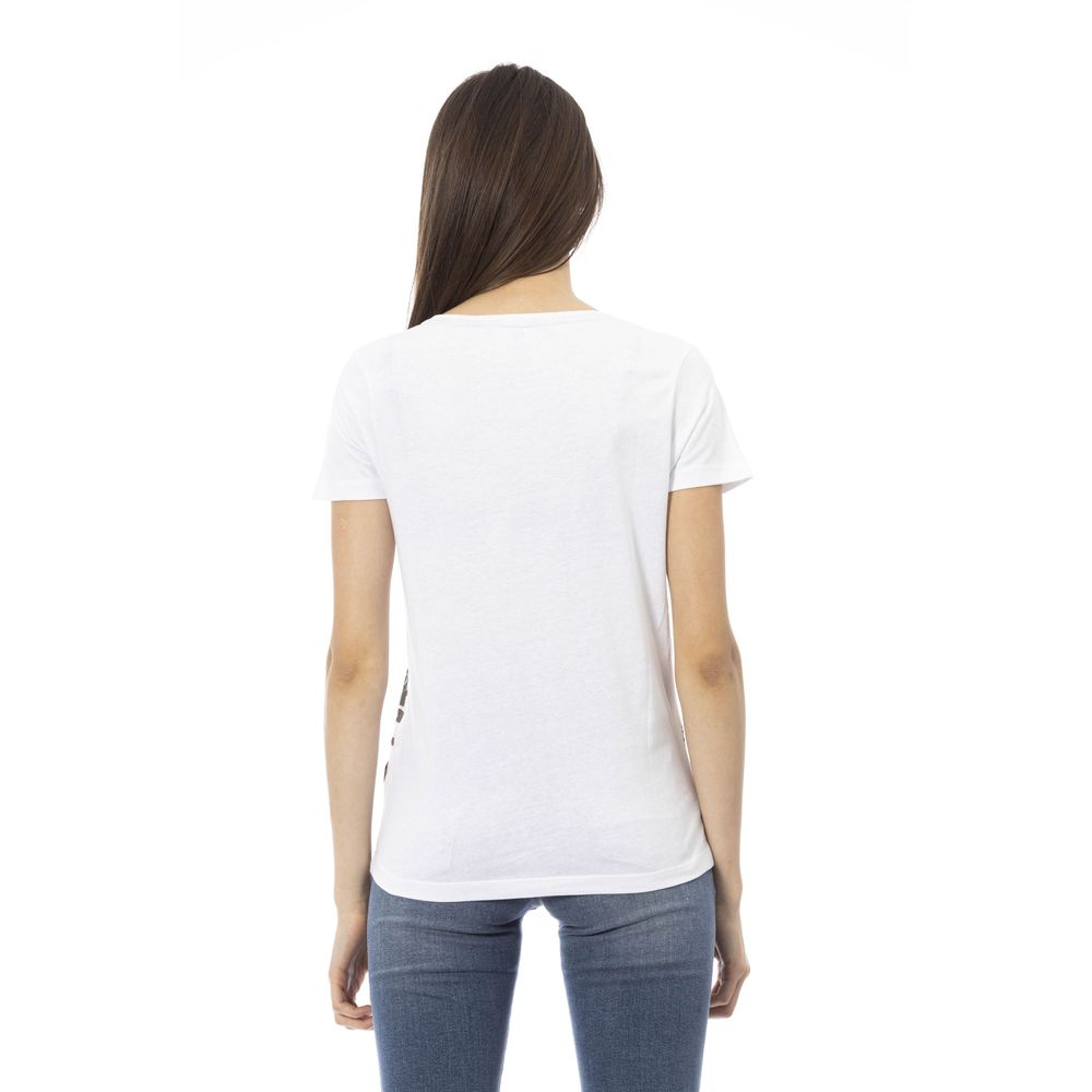  - White Cotton Women Top