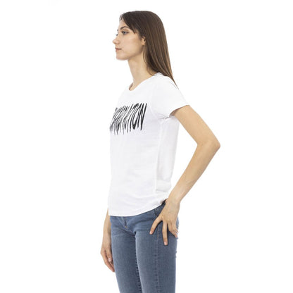  - White Cotton Women Top