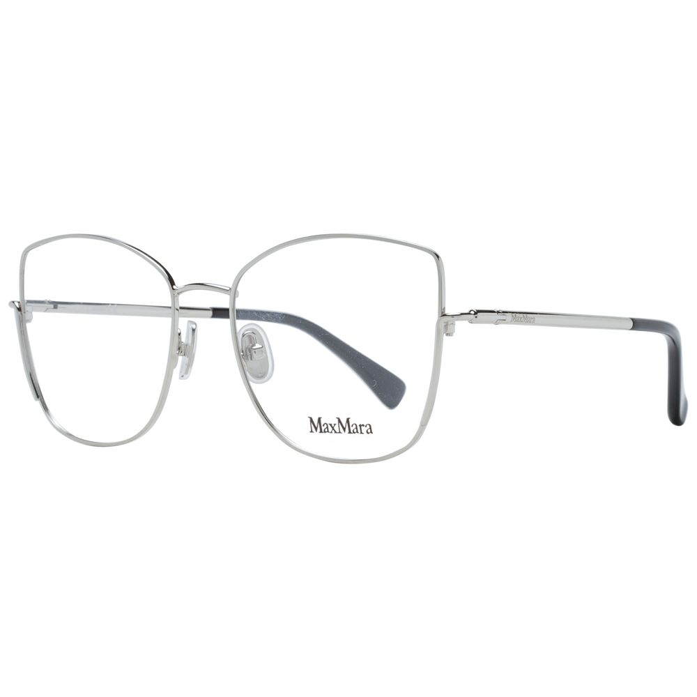 Max Mara Women’s Silver Optical Frames – Butterfly Design