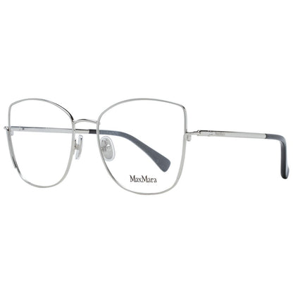 Max Mara Women’s Silver Optical Frames – Butterfly Design