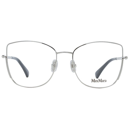 Max Mara Women’s Silver Optical Frames – Butterfly Design