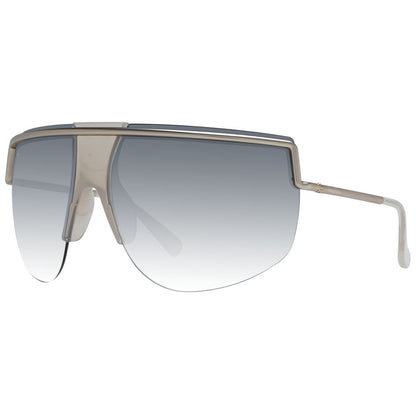 Max Mara Women’s Sunglasses – Silver Aviator Frame with Grey Mirrored Lenses, 70mm