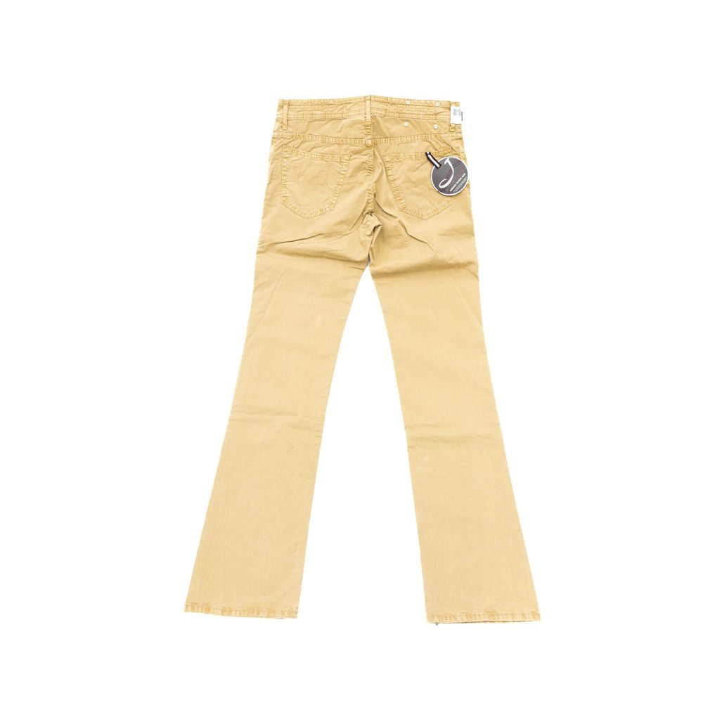  - Beige Cotton Men Jean