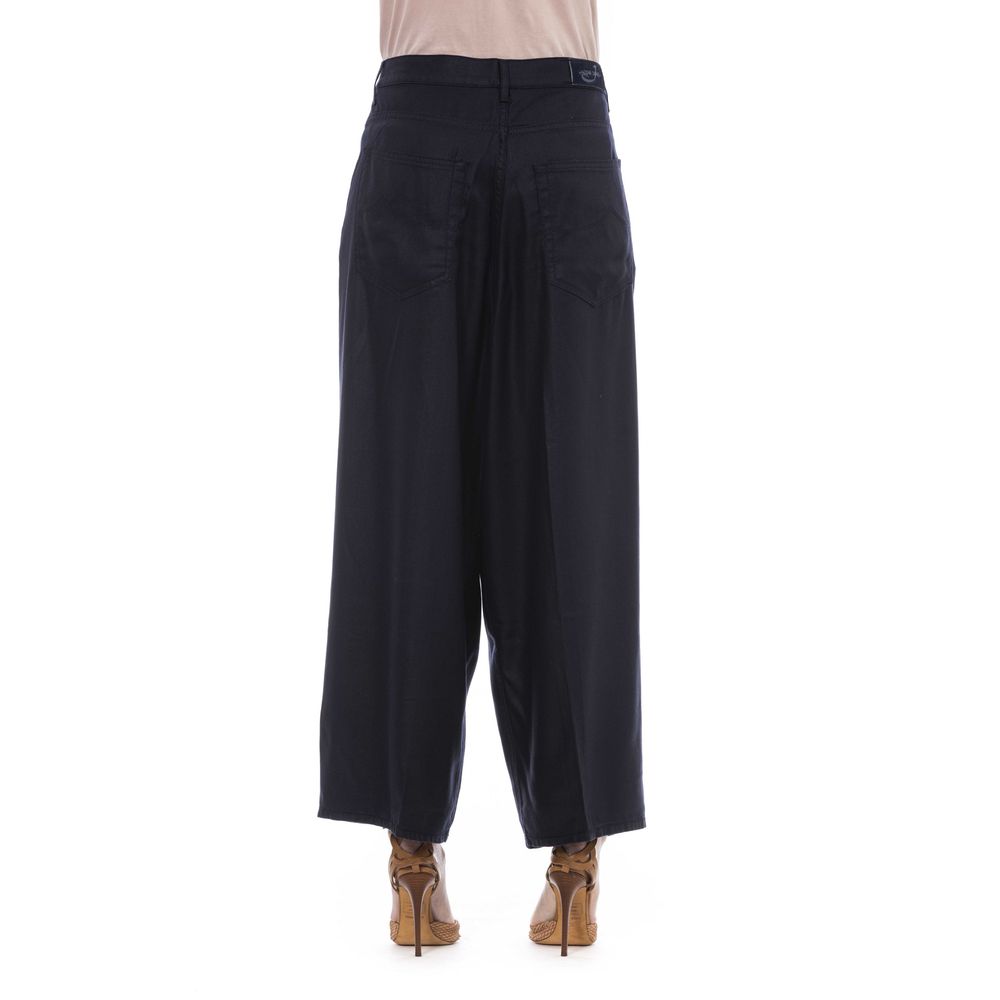  - Black Cotton Women Pant