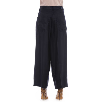  - Black Cotton Women Pant