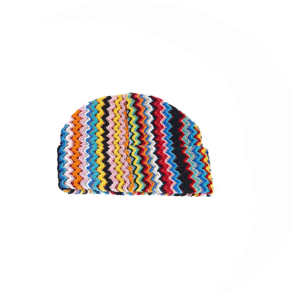 Multicolor Wool Women Hat - The Luxe Alliance