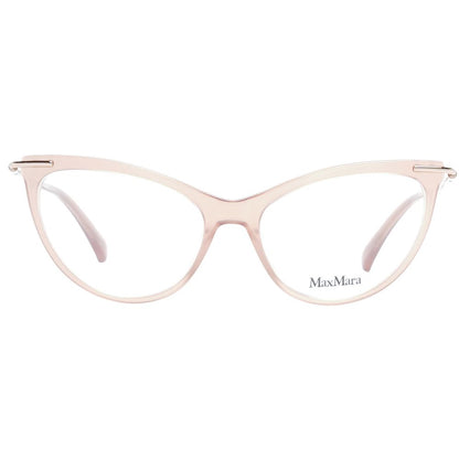 Max Mara Women's Optical Frames – Beige Cat Eye Design