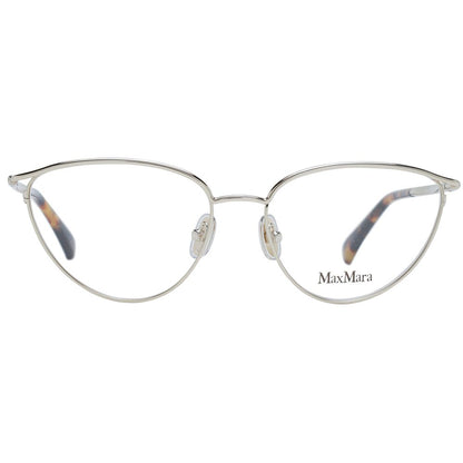 Max Mara Women's Gold Metal Glasses – Cat Eye Frames, 54mm