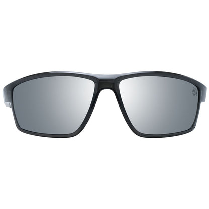 Timberland Gray Men’s Sunglasses – Grey Full-Rim Frame with Polarised Lenses, 65mm