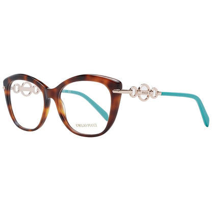 Emilio Pucci Women’s Optical Frames – Brown Butterfly Style