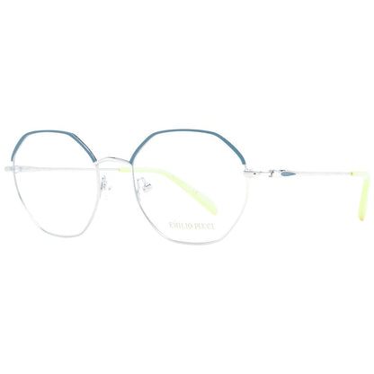 Emilio Pucci Women’s Optical Frames – Gray Round Design, 54mm