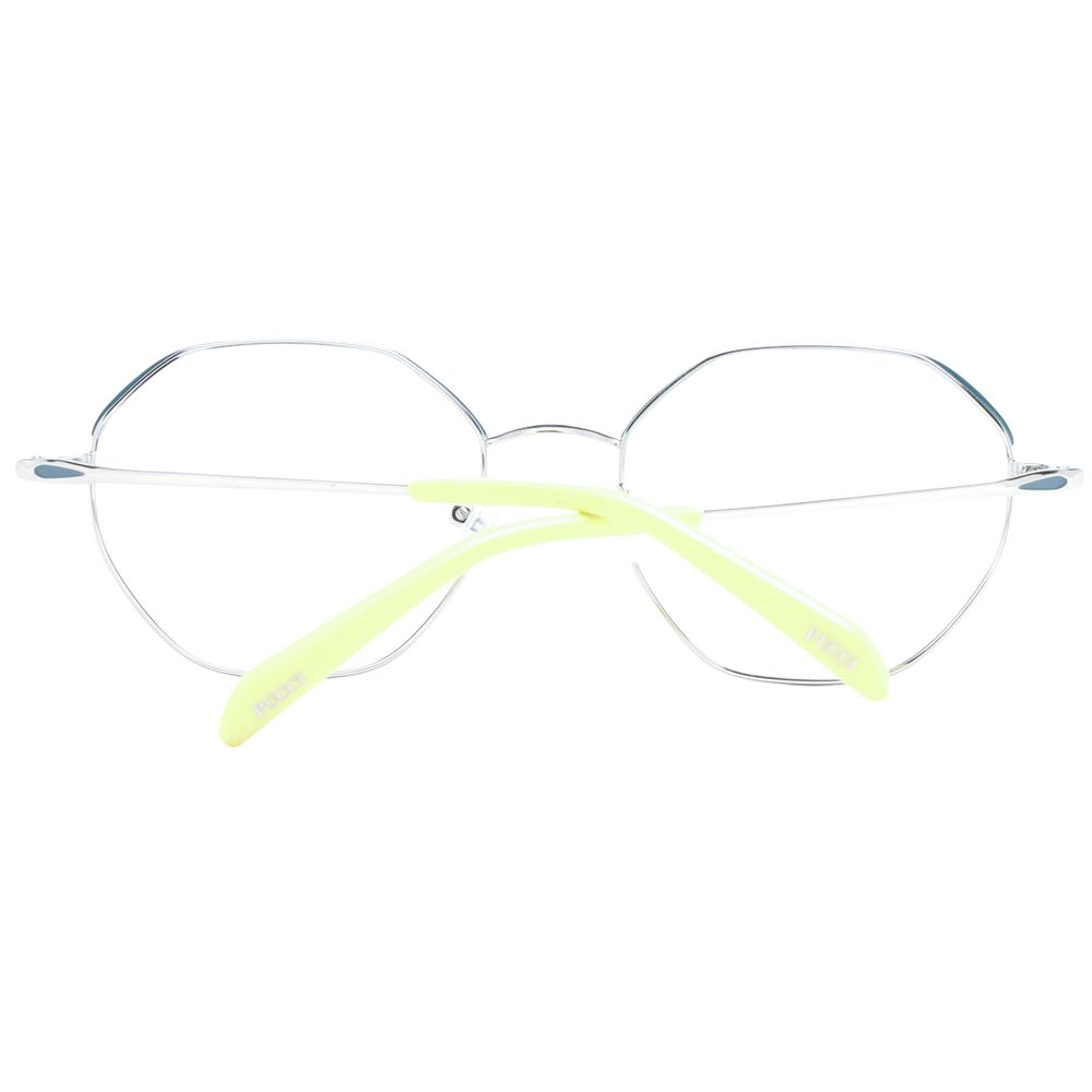 Emilio Pucci Women’s Optical Frames – Gray Round Design, 54mm