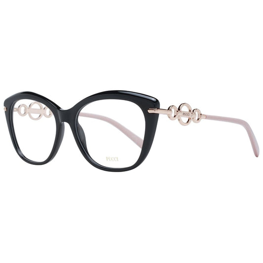 Emilio Pucci Women's Optical Frames – Black Square Full-Rim