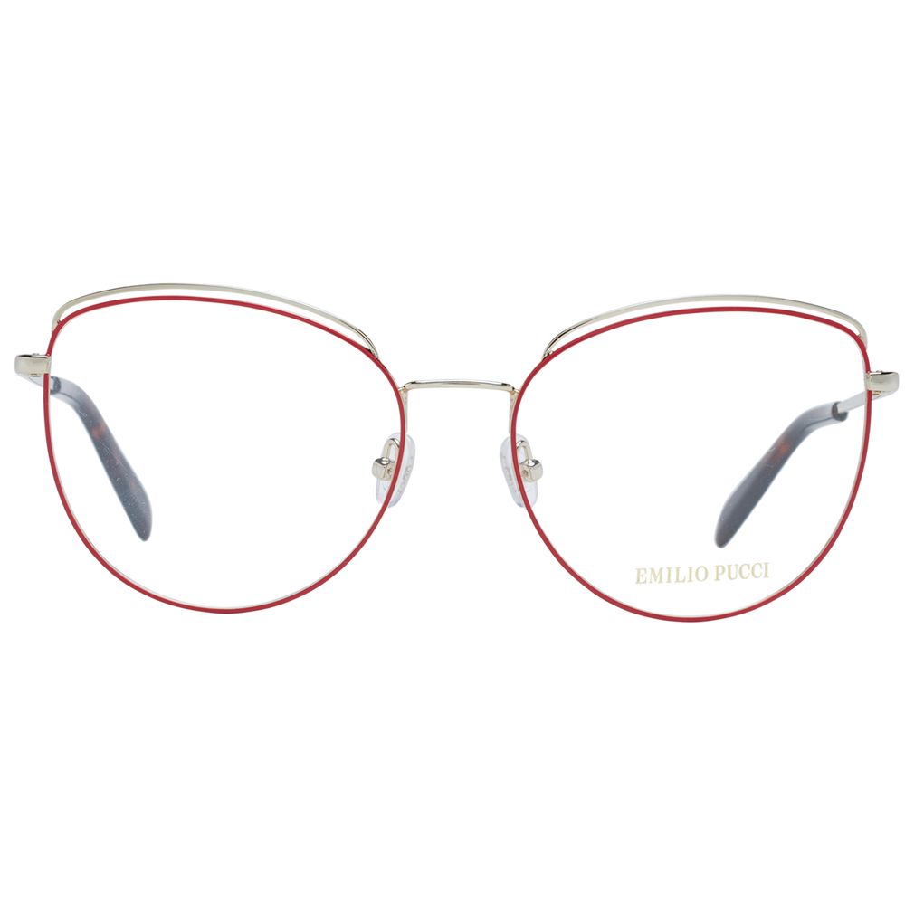 Emilio Pucci Women's Optical Glasses – Red Butterfly Frame