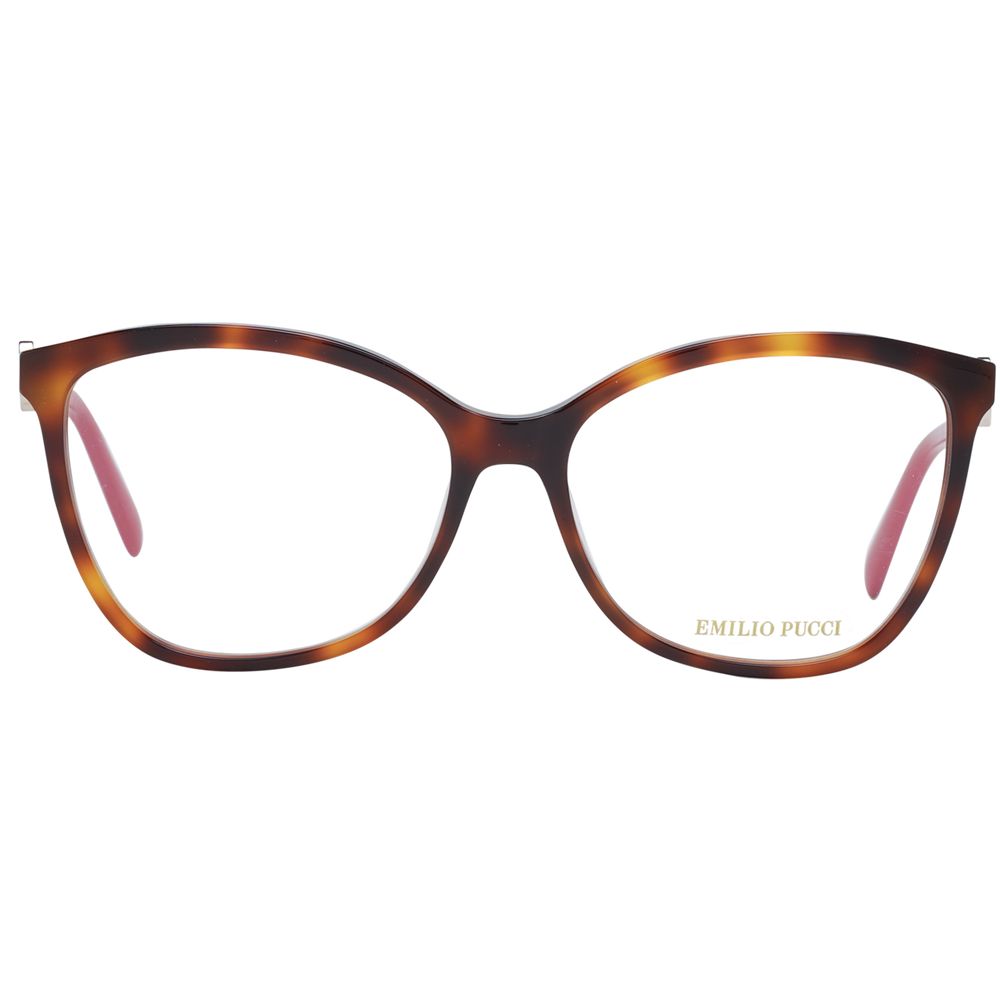 Emilio Pucci Women’s Optical Frames – Brown Cat Eye, 56mm