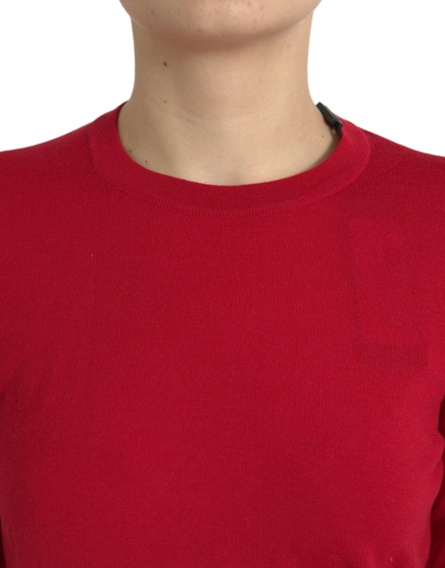  - Radiant Red Wool Pullover Sweater