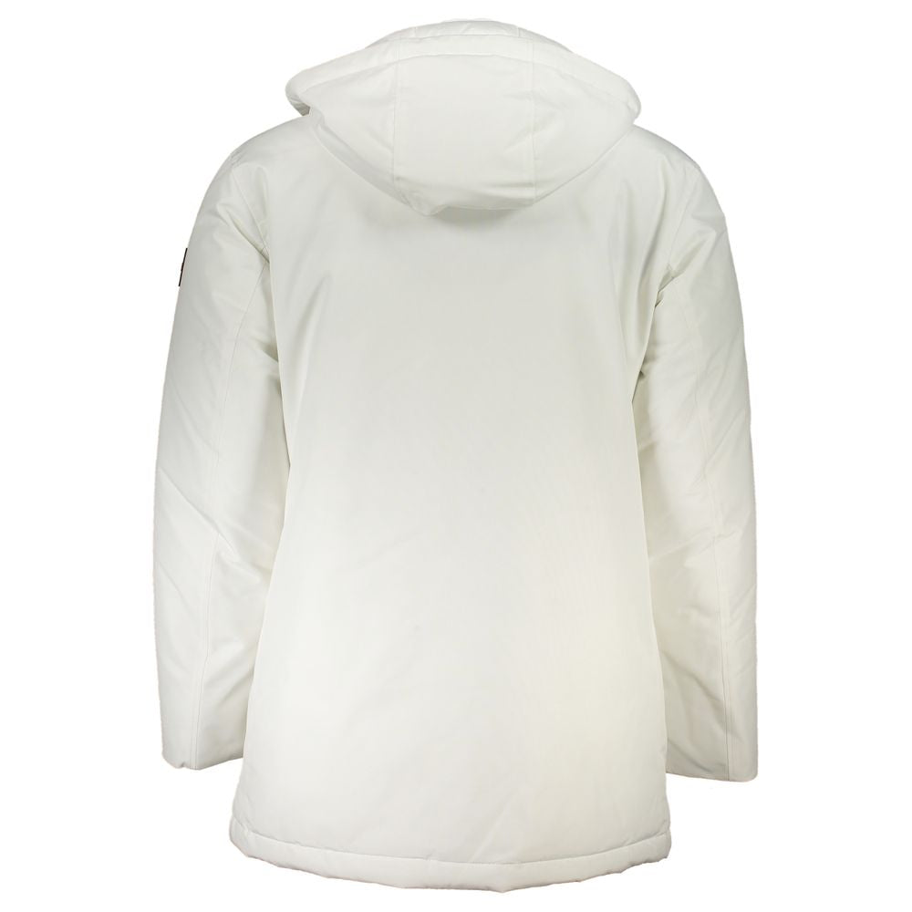  - White Polyamide Men Jacket