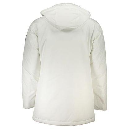  - White Polyamide Men Jacket