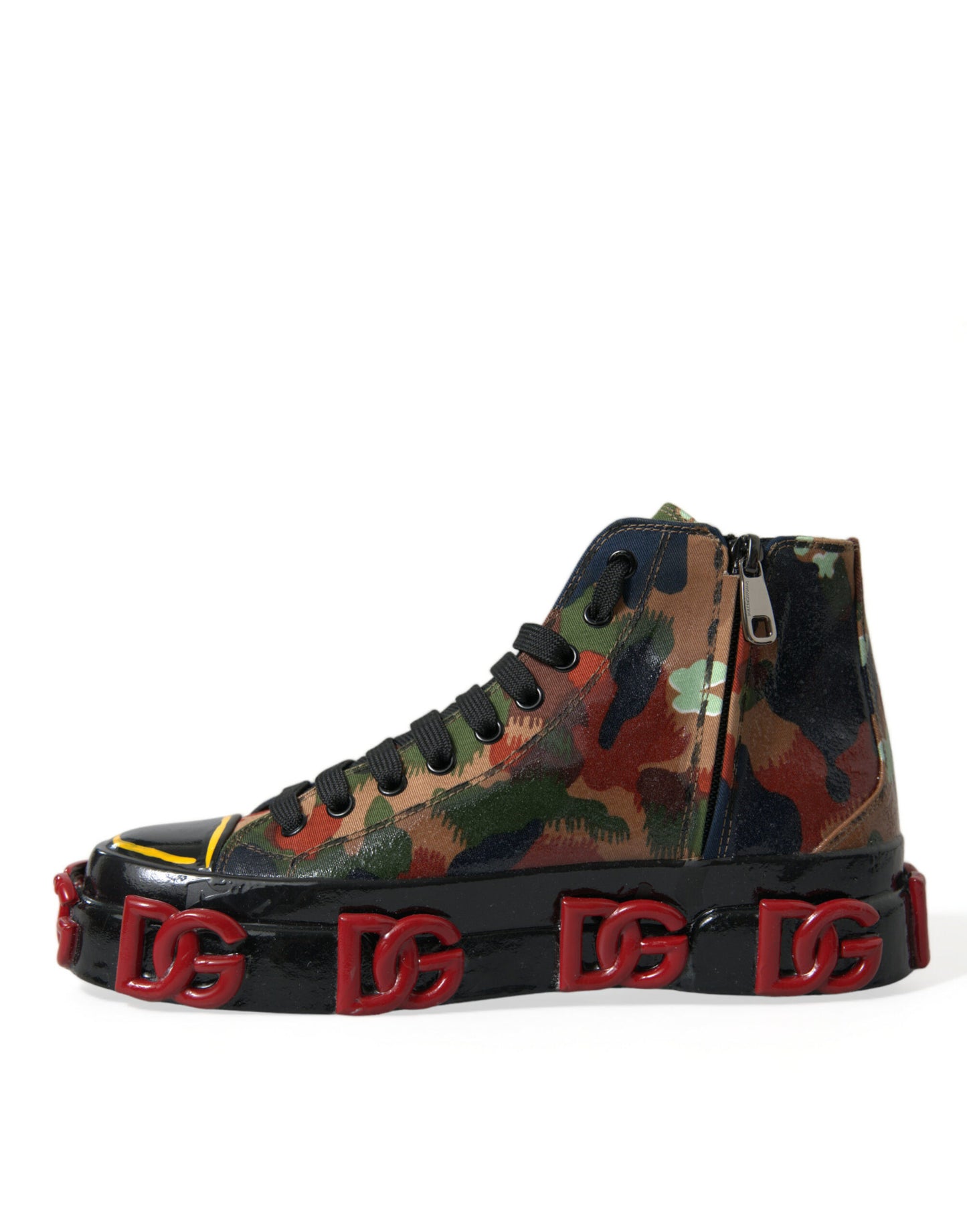  - Multicolor High-Top Sneakers with Luxe Appeal