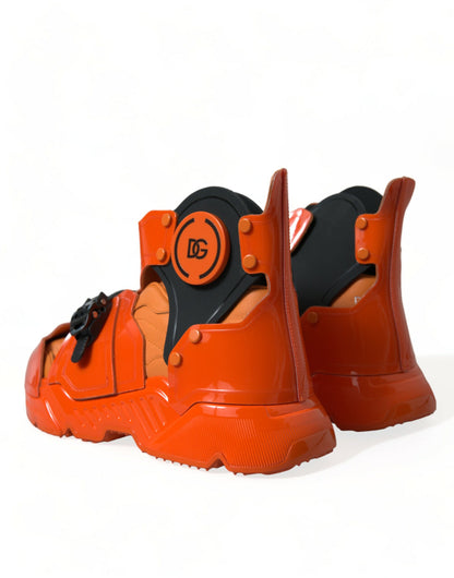  - Orange Breezy High-Top Sneakers Charm