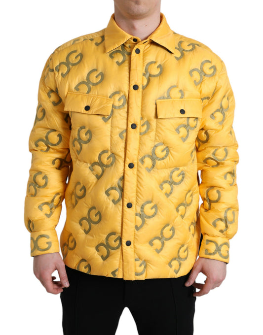  - Elegant Yellow Padded Blouson Jacket