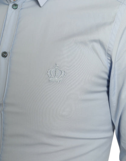  - Elegant Slim Fit Sky Blue Dress Shirt