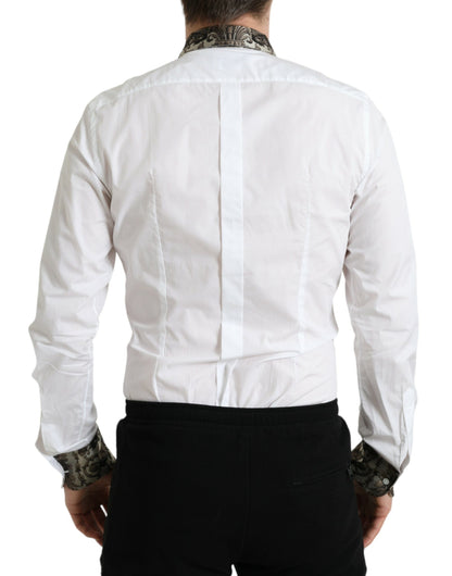  - Elegant Slim Fit French Cuff Dress Shirt