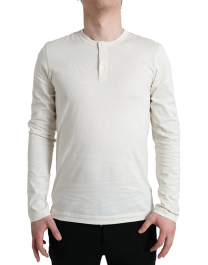  - Elegant Off White Cotton Sweater