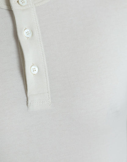  - Elegant Off White Cotton Sweater