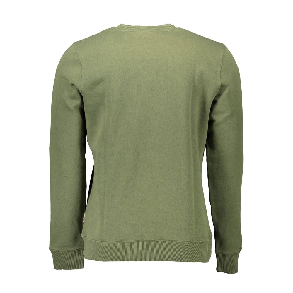  - Green Cotton Men Sweater