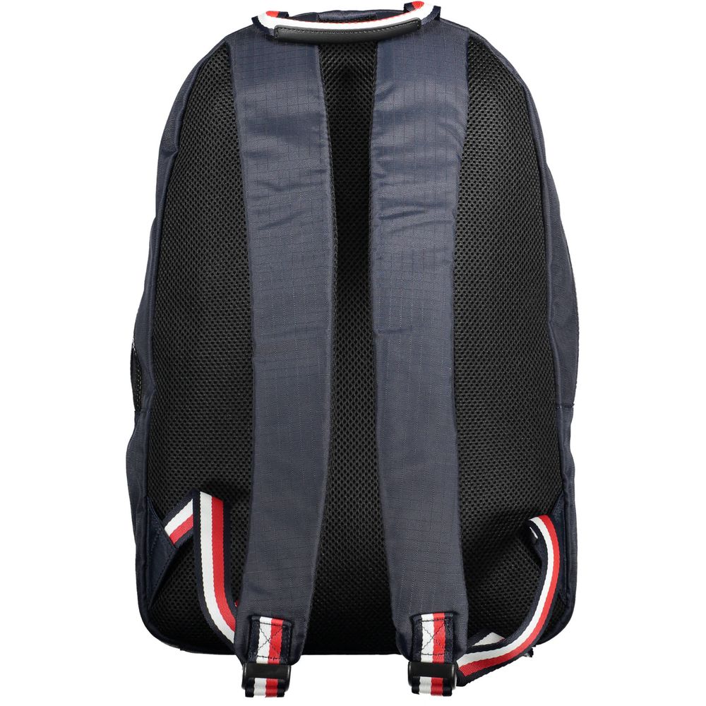 Blue Polyester Men Backpack - The Luxe Alliance