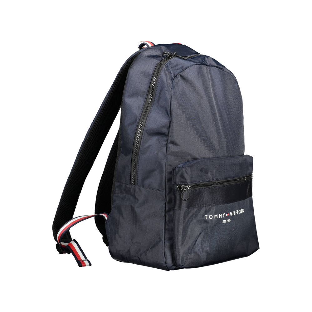 Blue Polyester Men Backpack - The Luxe Alliance