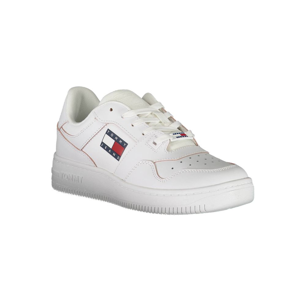 White Leather Women Sneaker