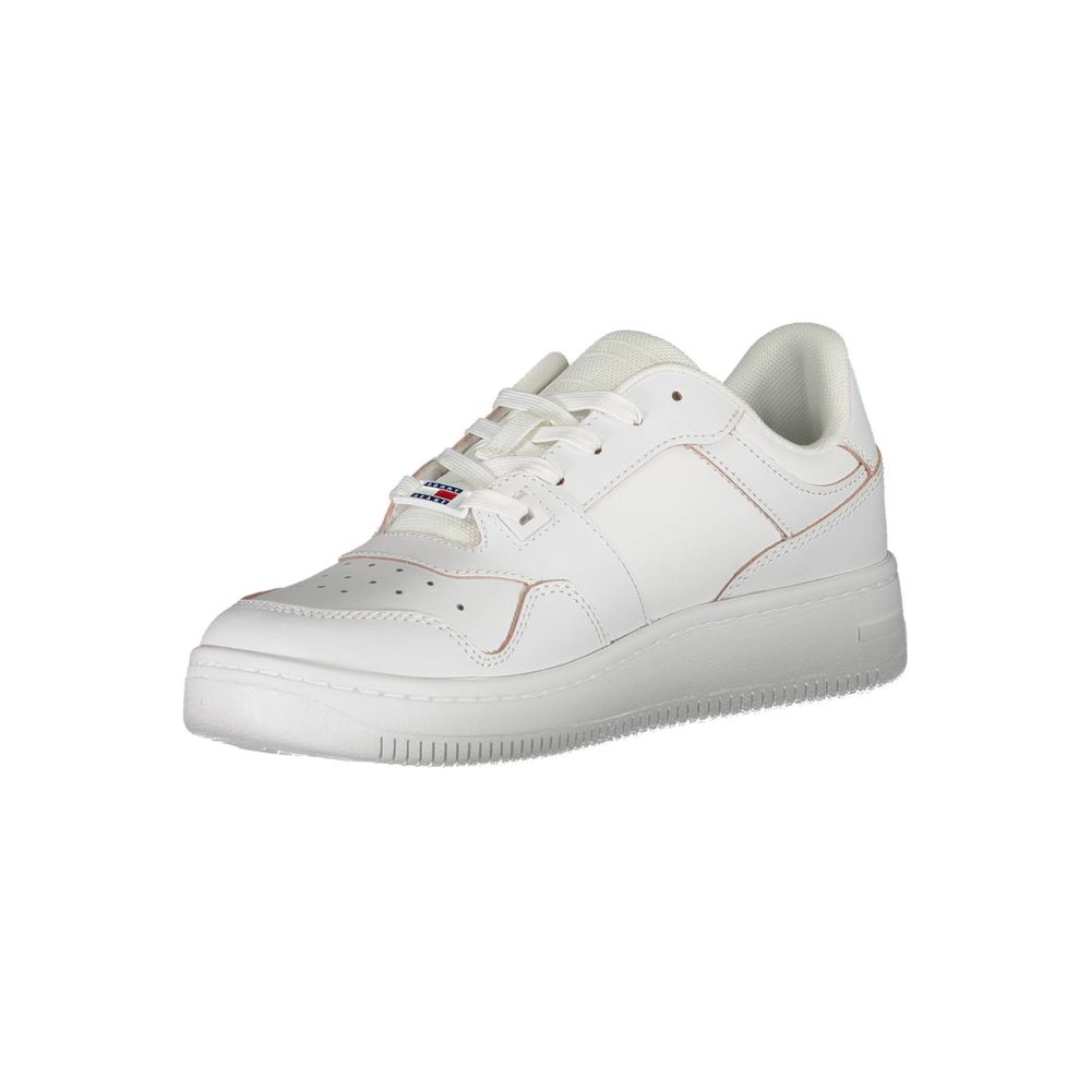 White Leather Women Sneaker - The Luxe Alliance