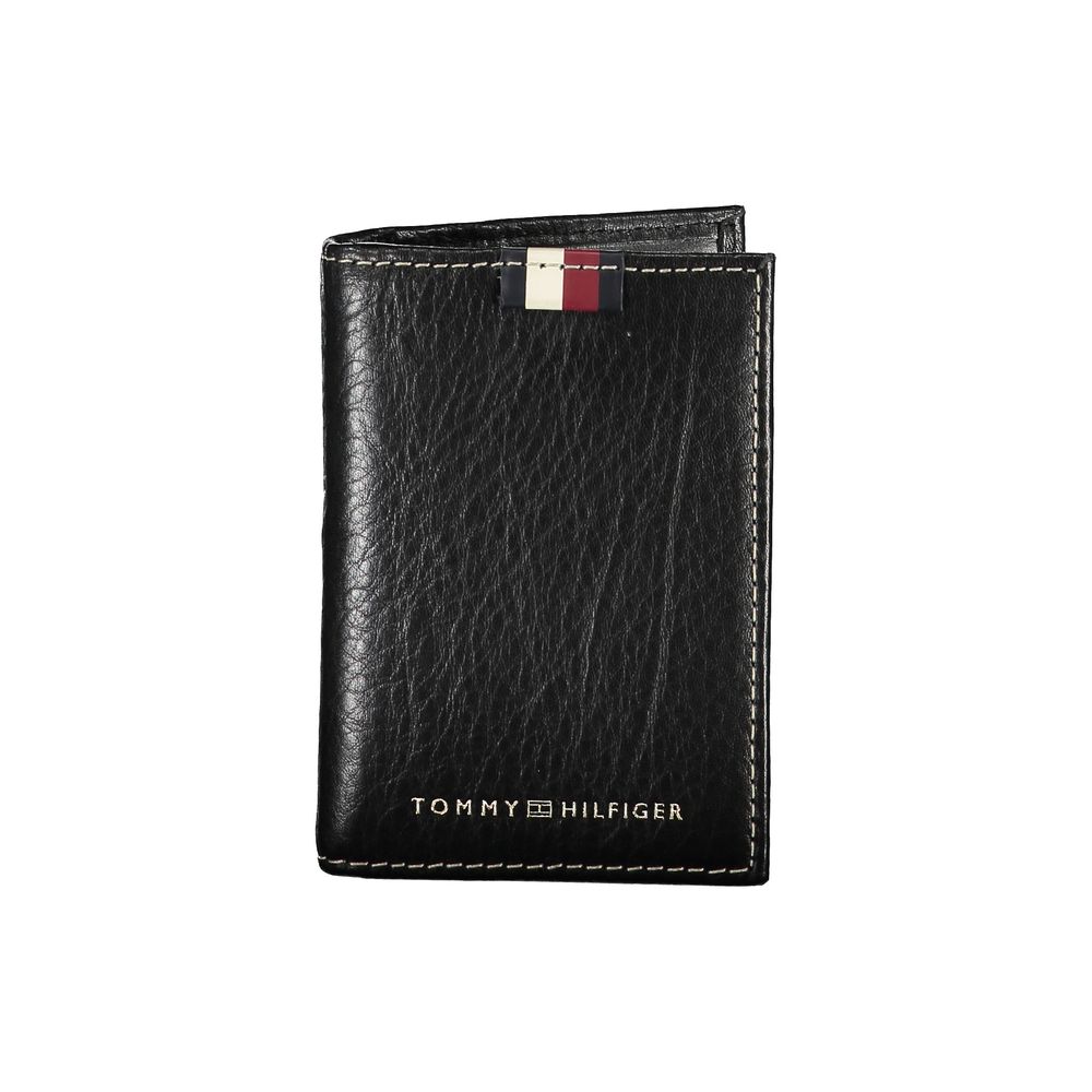 Black Leather Men Cardholder - The Luxe Alliance