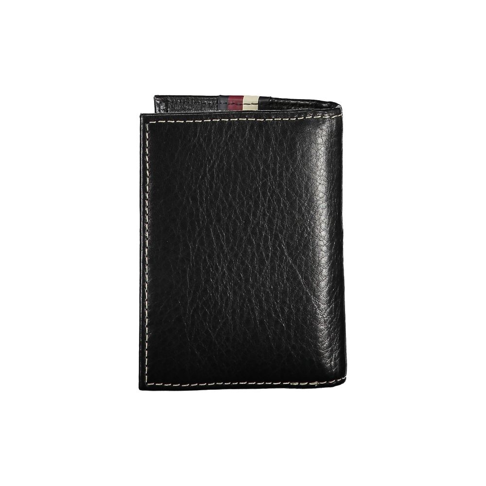 Black Leather Men Cardholder - The Luxe Alliance