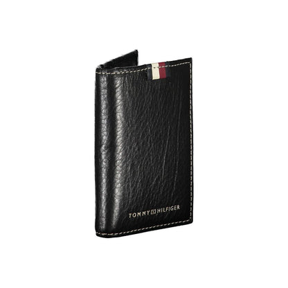 Black Leather Men Cardholder - The Luxe Alliance