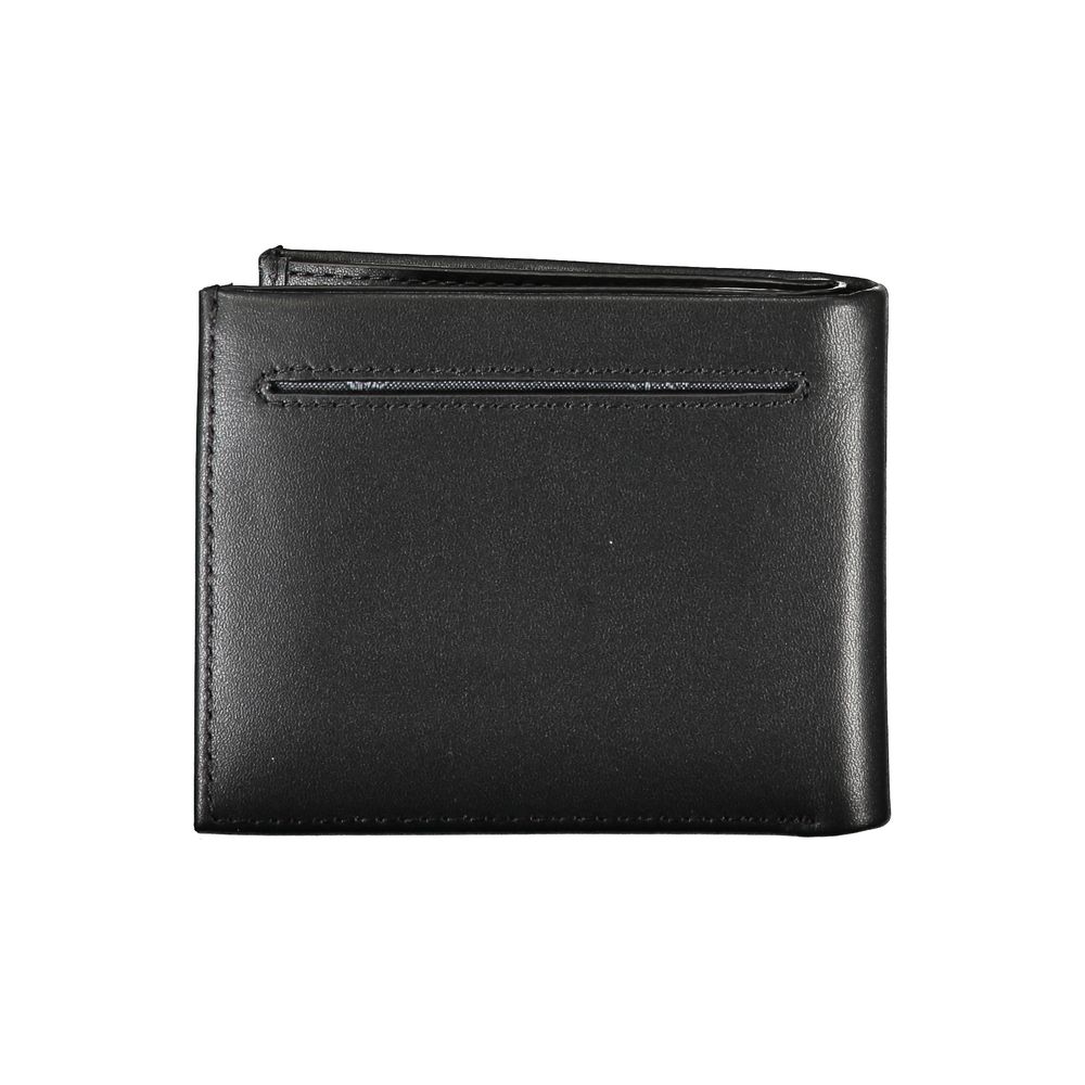 Sleek Leather Bi-Fold Wallet with RFID Block