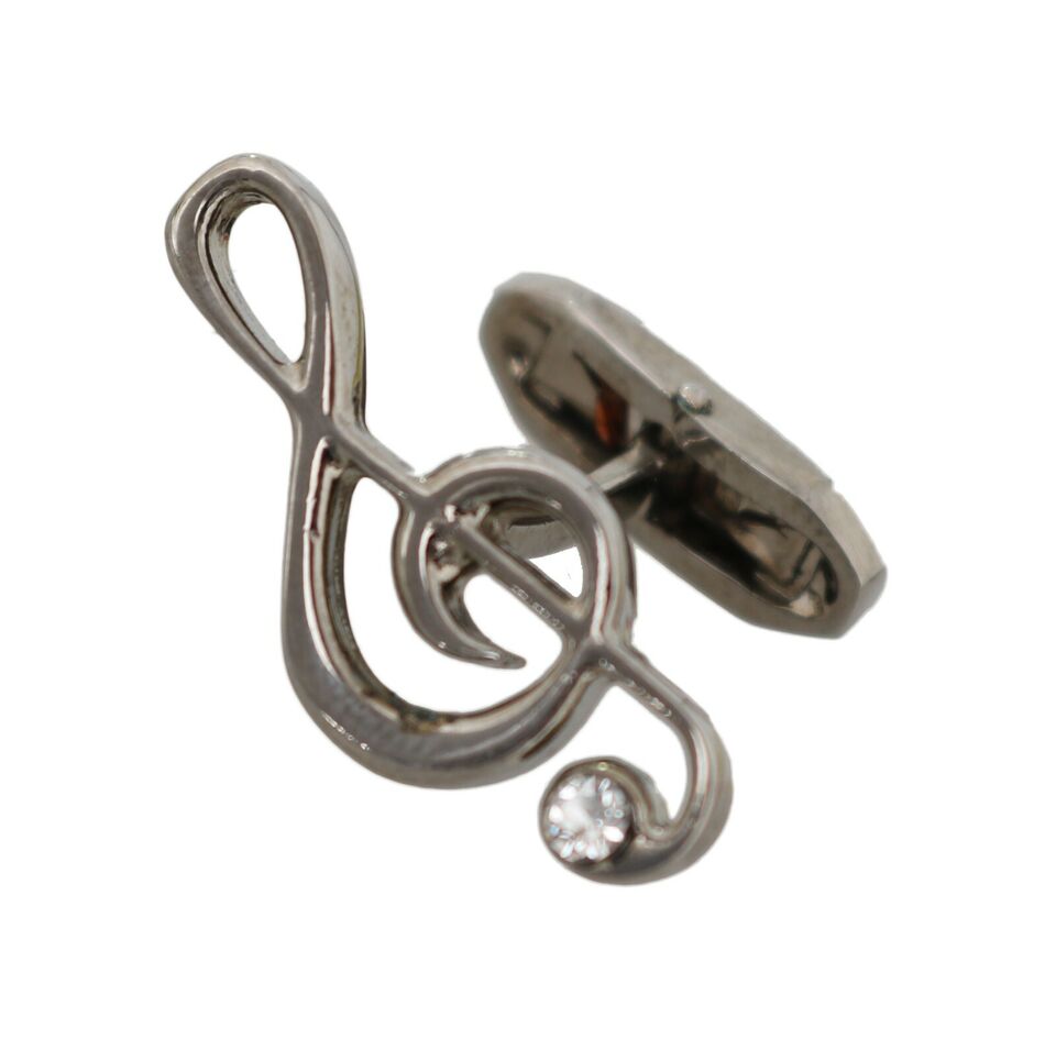 Silver Tremble Clef Cufflinks