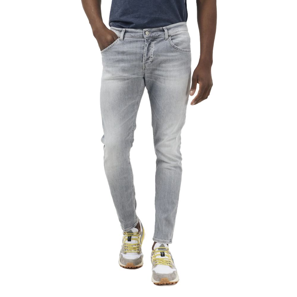  - Elegant Grey Stretch Icon Jeans