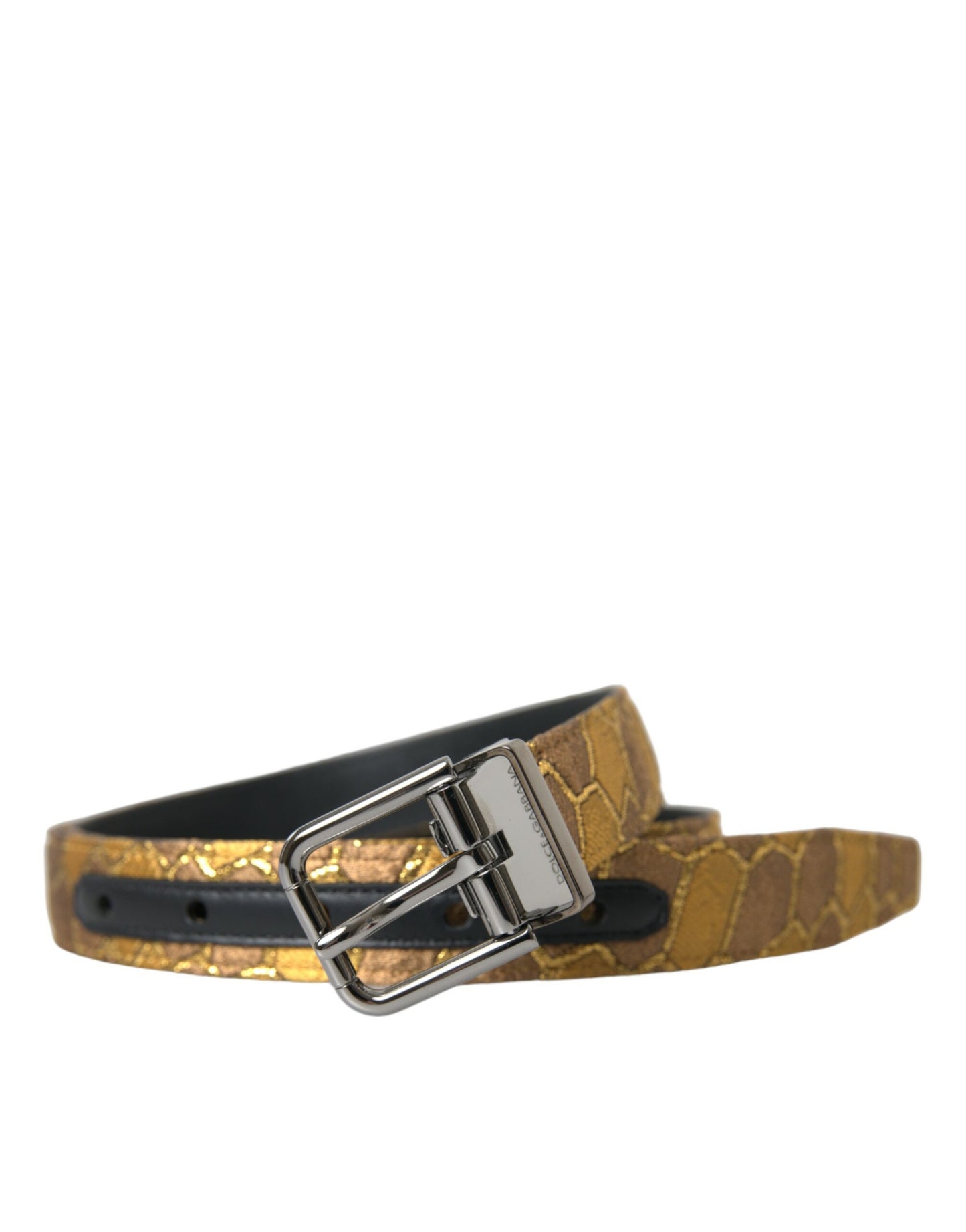  - Elegant Gold Leather Belt