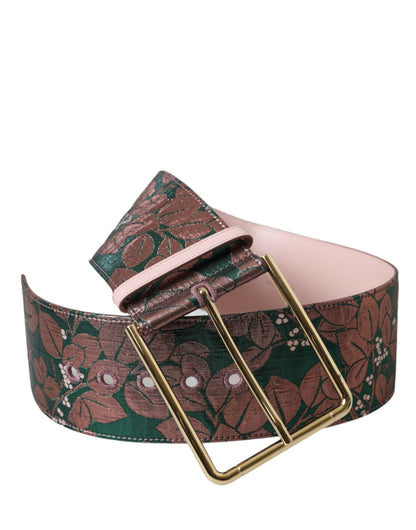  - Multicolor High-Waist Statement Belt