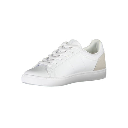  - Elegant White Sneakers with Contrasting Details