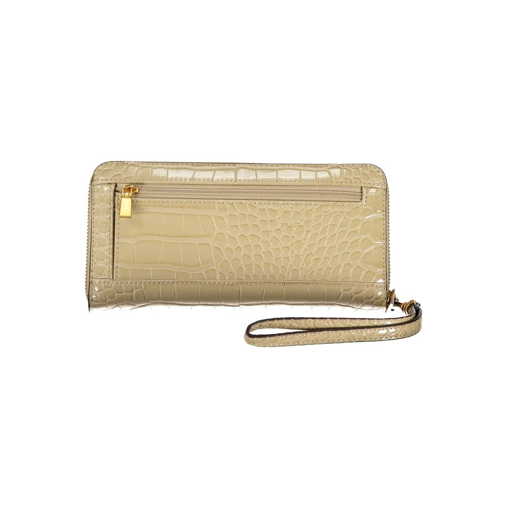 Chic Beige Multi-Compartment Wallet