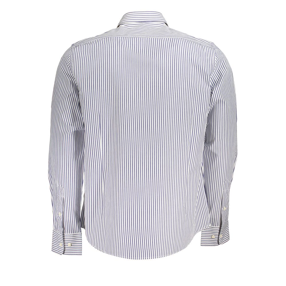  - Elegant Long-Sleeved Striped Shirt for Men