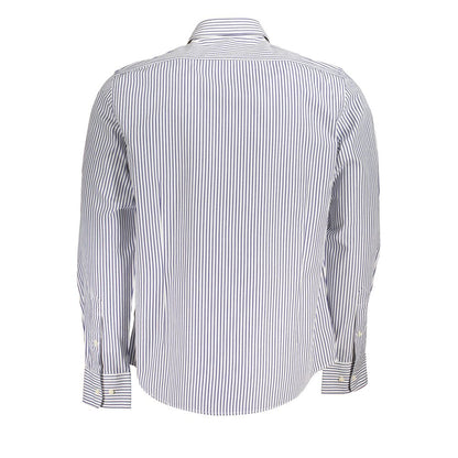  - Elegant Long-Sleeved Striped Shirt for Men