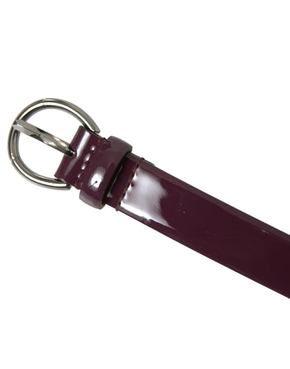  - Elegant Maroon Leather Waist Belt